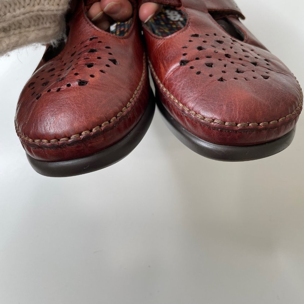 SAS Willow Slip On Mary Jane Loafer Walnut - Picture 8 of 13